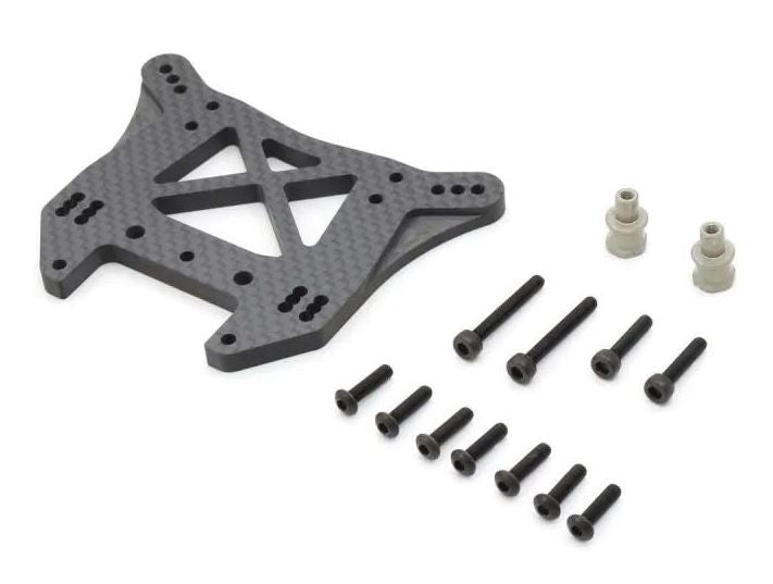 TAMIYA DT-03 Pont Avant Pont D'amortisseur Avant En Carbone TAMIYA Pour Modèle DT-03 - Pièce De Rechange Légère Et Résistante Pont Avant Carbone Voiture RC TAMIYA DT-03 Pont Avant Pont D'amortisseur Avant En Carbone TAMIYA Pour Modèle DT-03 - Pièce De Rechange Légère Et Résistante Pont Avant Carbone Voiture RC
