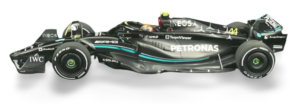 MiniChamps Lewis Hamilton Mercedes-AMG Petronas W14E No. 44 Season 2023 110230144