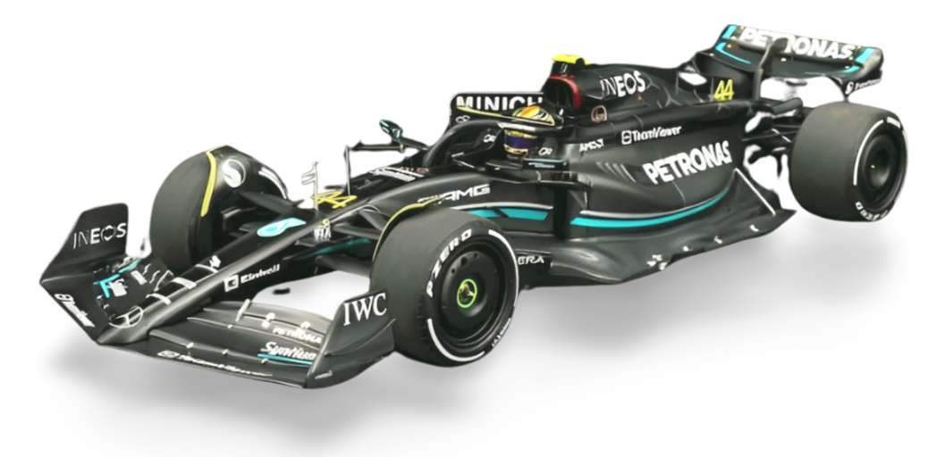 MiniChamps Lewis Hamilton Mercedes-AMG Petronas W14E No. 44 Season 2023 110230144
