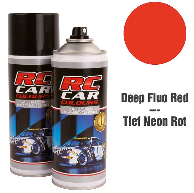RC Car Colours Fluoresoiva punainen maali 150ml RCC1010