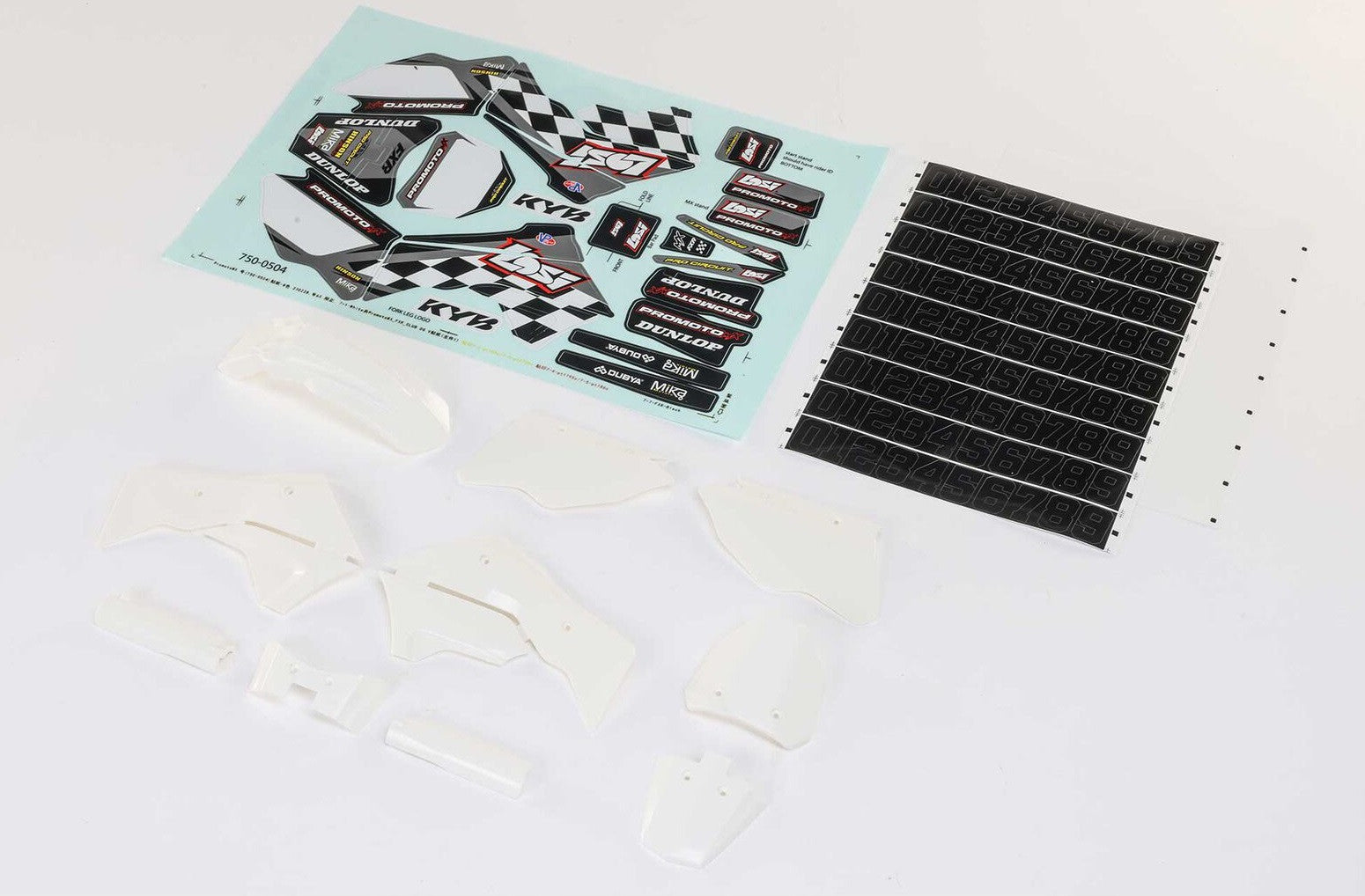 LOSI Kit Carénage + Stickers Promoto PM MX