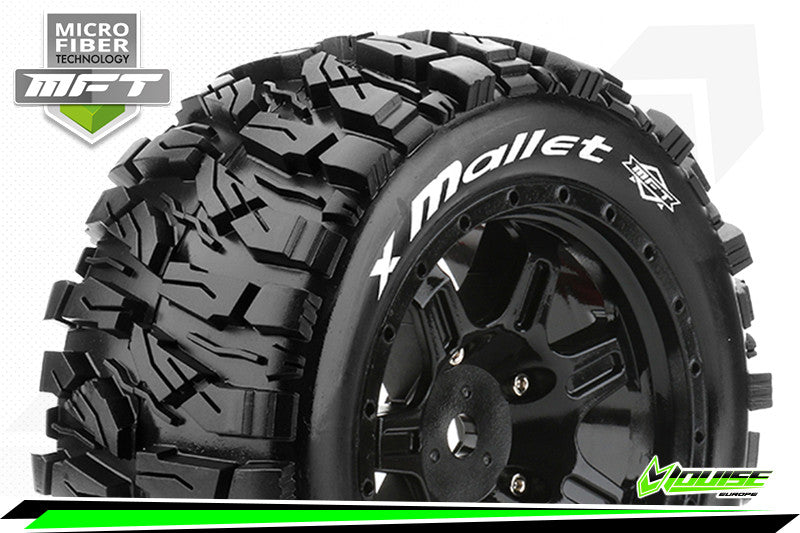 Louise RC Pneus X-Mallet MFT + Jantes Kraton 8S (x2) LR-T3350BM