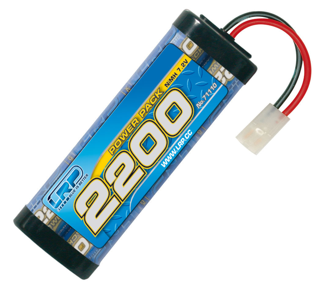 LRP Batteria ricaricabile 7,2v 2200mah Power Pack Nimh 71110