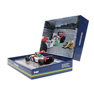 MiniChamps Coffret F1 McLaren Ford MP4/8 Sebastian Vettel Imola 2024 1/43 530934305