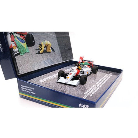 MiniChamps Coffret F1 McLaren Ford MP4/8 Sebastian Vettel Imola 2024 1/43 530934305