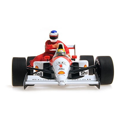 MiniChamps McLaren Honda MP4/6 Ayrton Senna avec Jean Alesi GP Mexique 1991 540911828
