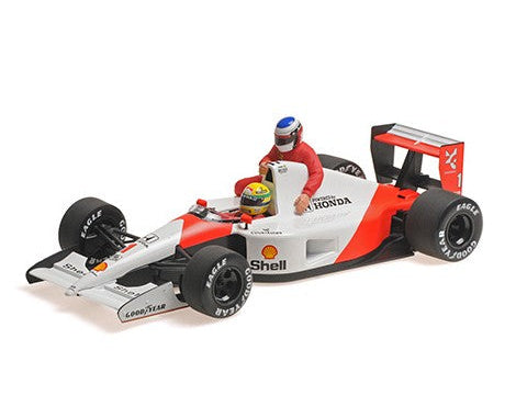 MiniChamps McLaren Honda MP4/6 Ayrton Senna avec Jean Alesi GP Mexique 1991 540911828
