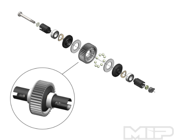 MIP Kit Différentiel à Billes Mini-T/B 2.0 20090