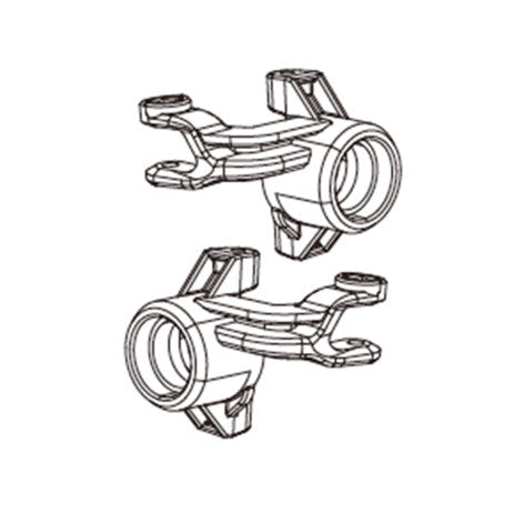 MJX Voorwiel (x2) Hyper Go 1/7 MX-P73230B