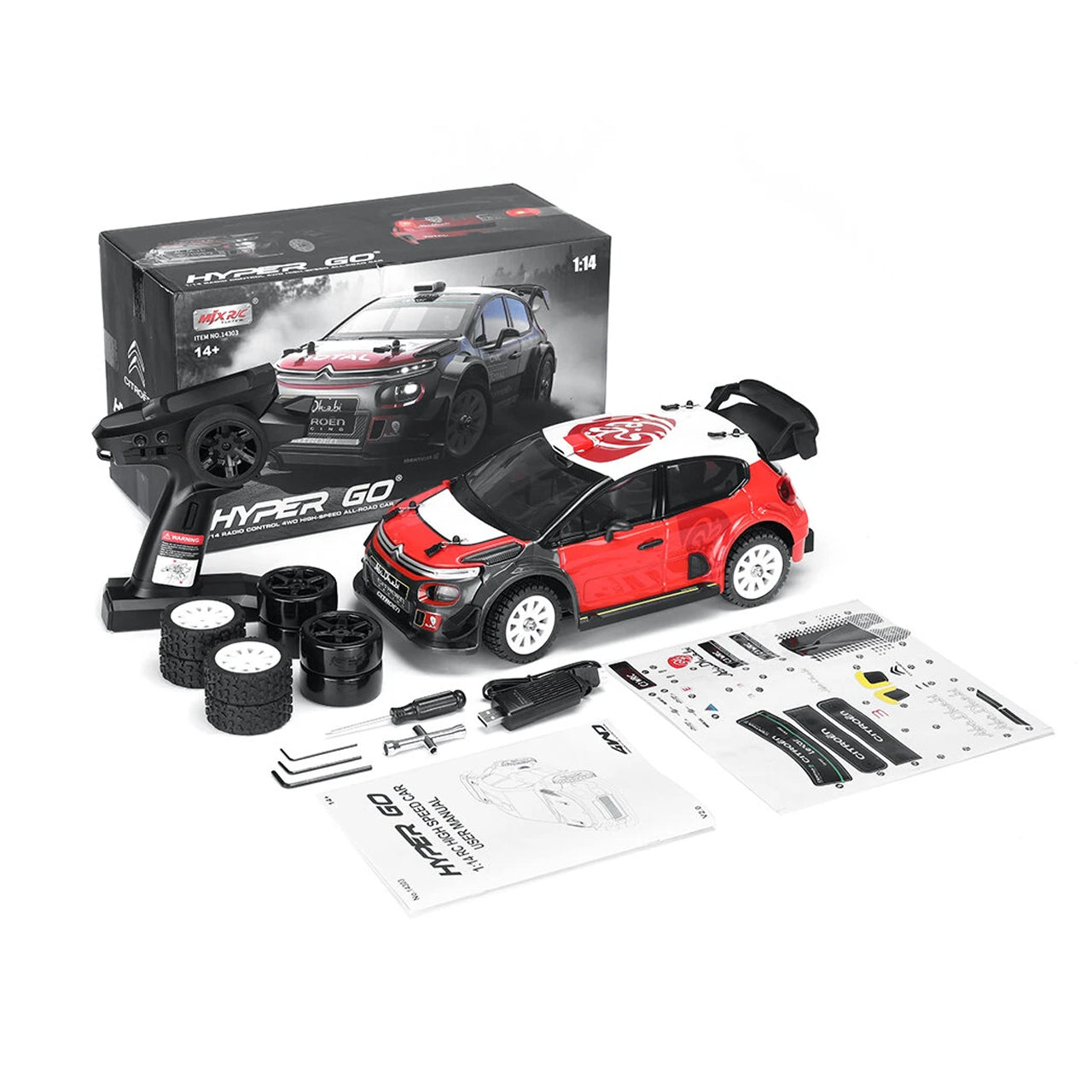 MJX Hyper Go Citroen C3 WRC 1/14 4WD RTR 14303