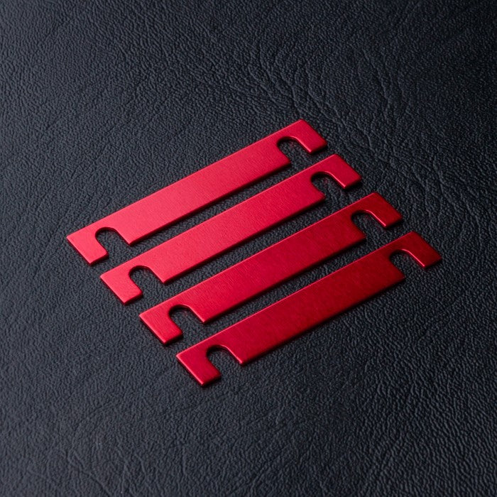 MST Entretoises 0.5mm alu rouge (x4) 820063R