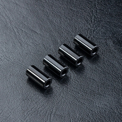 MST Entretoises alu noir 3x6x12mm (x4) 820124BK