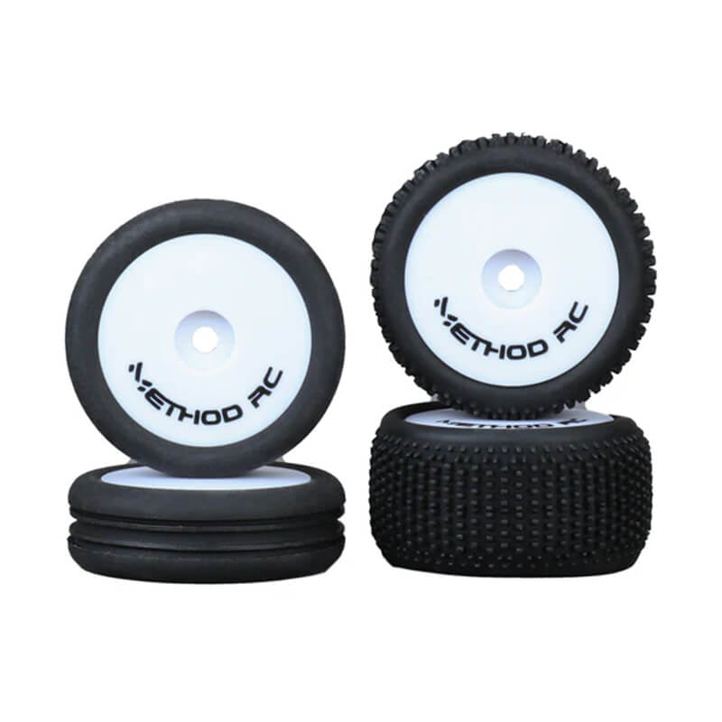 Method RC Nitragrip-Reifen + 7-mm-Felge (4 Stück) Micro-B MTD0606