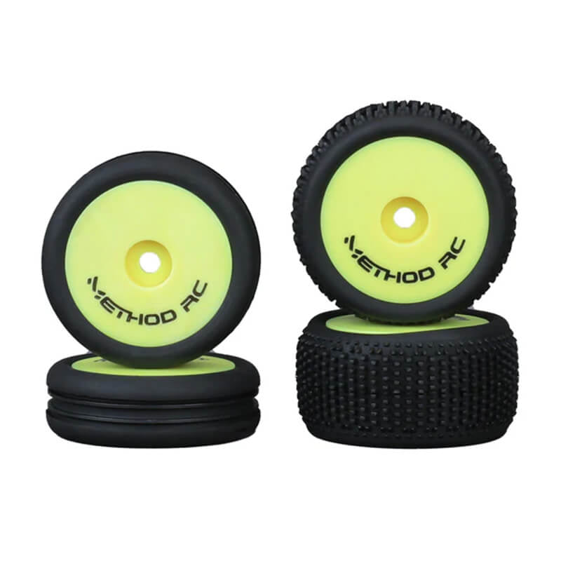 Method RC Nitragrip-Reifen + 7-mm-Felge (4 Stück) Micro-B MTD0606