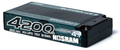 Nosram Accu Lipo Shorty Hyper LCG HV Graphene 4.1 7.6V 4200mAh 120C