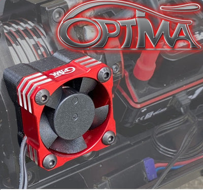 Optima Ventilateur 40x40 Moteur Rouge + Support pour HB E817/E819 POHB054R