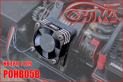 Optima Ventilateur Moteur Noir pour HB E817/E819 POHB05B