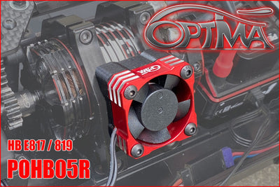 Optima Ventilateur Moteur Rouge pour HB E817/E819 POHB05R