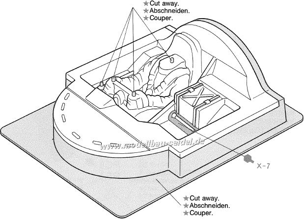 Tamiya Cockpit Nissan R91CP 1991 9334145