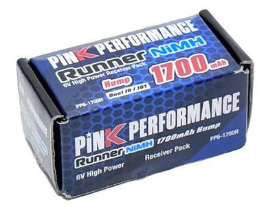 Pink Performance Accu Rx NiMh 6.0v 1700mAh Hump
