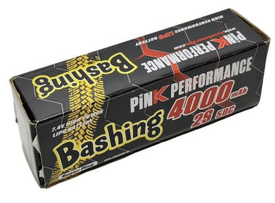 Pink Performance Batterie Lipo 2S 7.4v 50C 4000mAh Dean