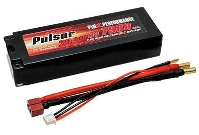 Pink Performance Batterie Pulsar Lipo HV 2S 7.6v 130C 7900mAh PK5