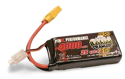 Pink Performance Lipo HV Bashing Crawler 2S 7.6v 55C 4000mAh PP3-2S4000SHV-M