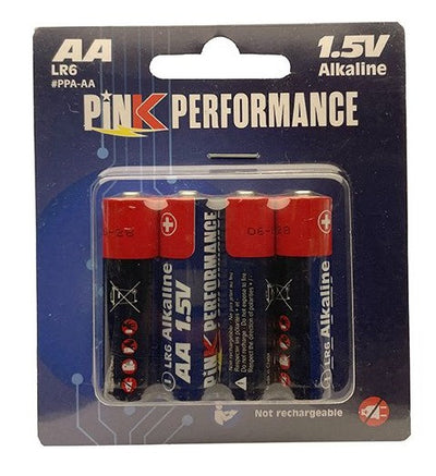 Pink Performance Piles Alcaline AA 1.5V (x4) PPA-AA