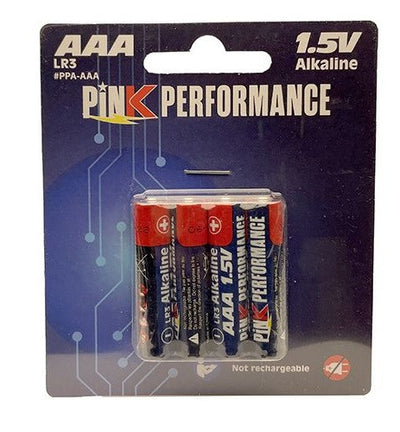 Pink Performance Piles Alcaline AAA 1.5V (x4) PPA-AAA