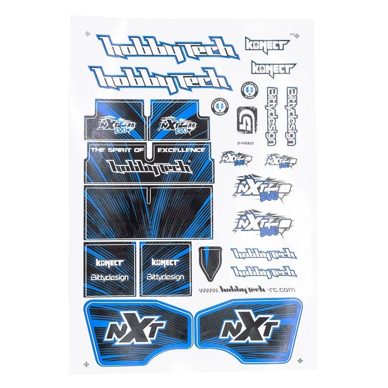 Hobbytech Stickers Carrosserie NXT Evo RR