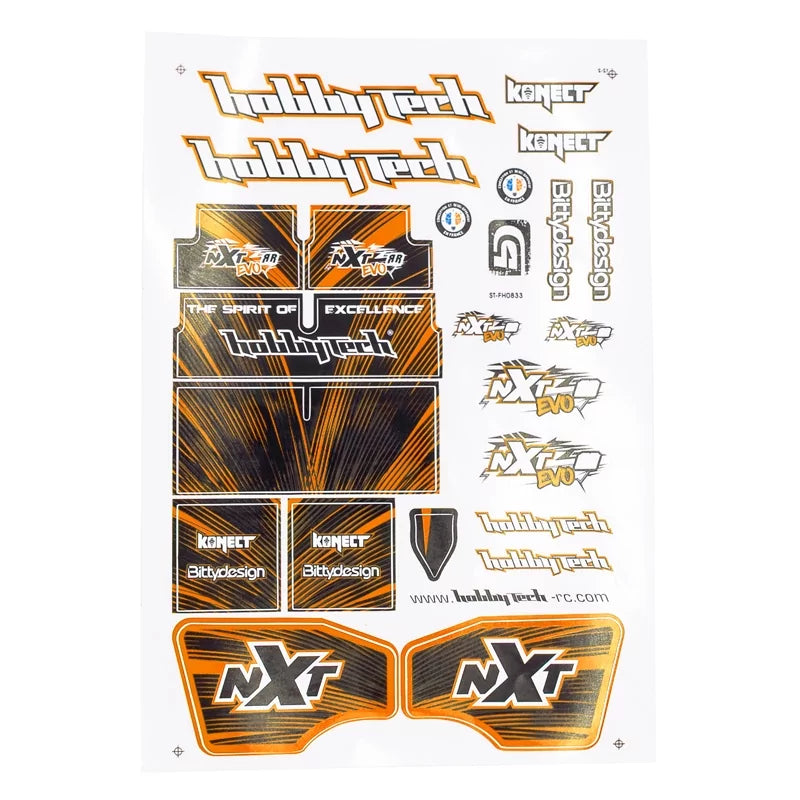 Hobbytech Stickers Carrosserie NXT Evo RR