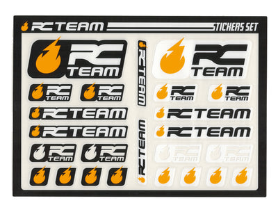 Planche de Stickers Logo RC Team 210x150