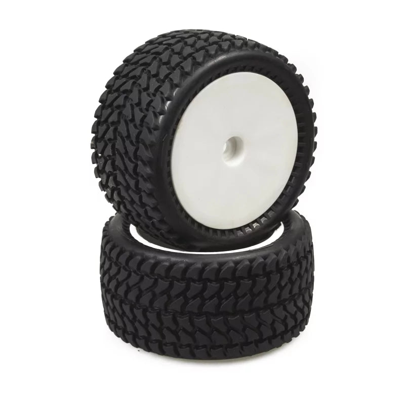 Pneumatici Hobbytech HTR AllTerrain + Cerchi Buggy Posteriore (x2) HTR-T432
