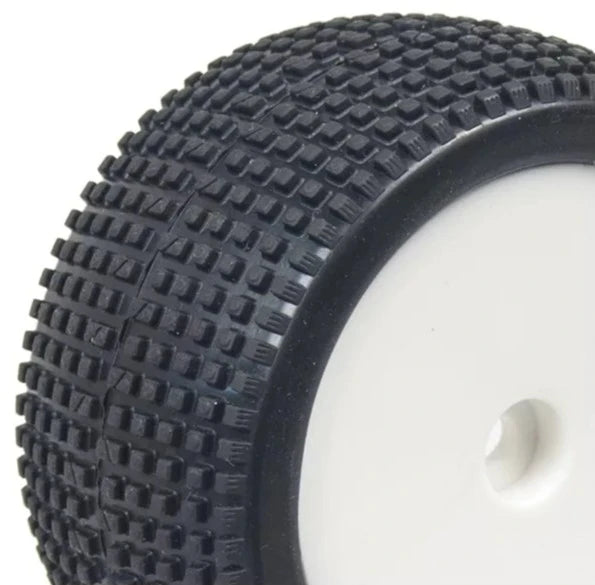 Pneumatici Hobbytech HTR + cerchi Buggy Posteriore quadrato (x2) HTR-T430