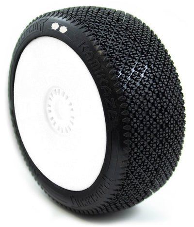 ProCircuit Jantes Blanche + Pneus Kamikaze V2 (x2) PCW2005
