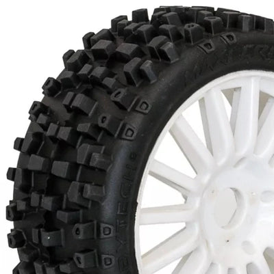 Hobbytech HTR Neumáticos + Llantas Blanco Maxi Cross 1/8 (x2) HTR-T458