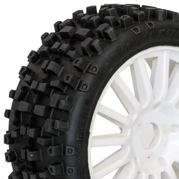 Hobbytech HTR Neumáticos + Llantas Blanco Maxi Cross 1/8 (x2) HTR-T458