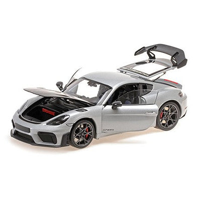 MiniChamps Porsche Cayman GT4 RS Weissach-pakket 2024 1/18