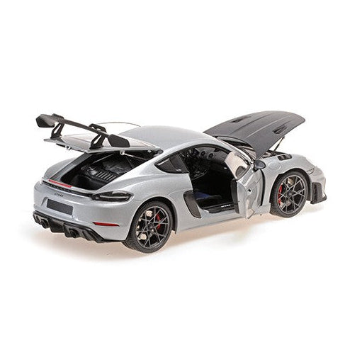 MiniChamps Porsche Cayman GT4 RS Weissach-pakket 2024 1/18