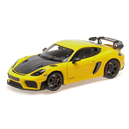 MiniChamps Porsche Cayman GT4 RS Weissach-pakket 2024 1/18