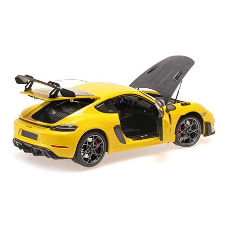 MiniChamps Porsche Cayman GT4 RS Weissach-pakket 2024 1/18