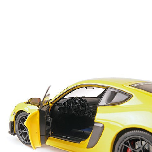 MiniChamps Porsche Cayman GT4 RS Weissach-pakket 2024 1/18