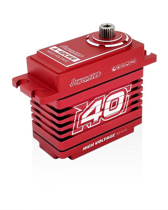 Power HD Servo A-40CHV Boitier Alu Waterproof HV 40Kg/0.10Sec