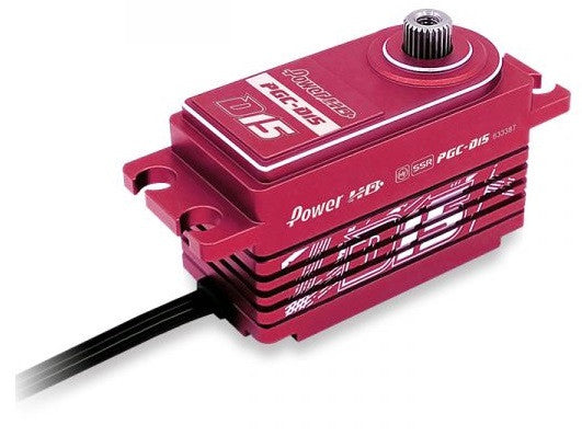 Power HD Servo D15 Low Profil 18kg 0.085s Rouge