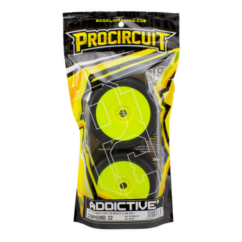 ProCircuit Jantes + Pneus Addictive v2 C2 Soft (x2) PCY20004-C2