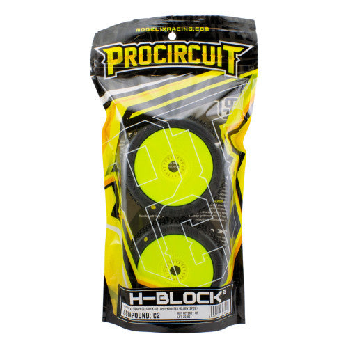 ProCircuit Jantes + Pneus H-Block v2 C3 Médium (x2) PCY20001-C3