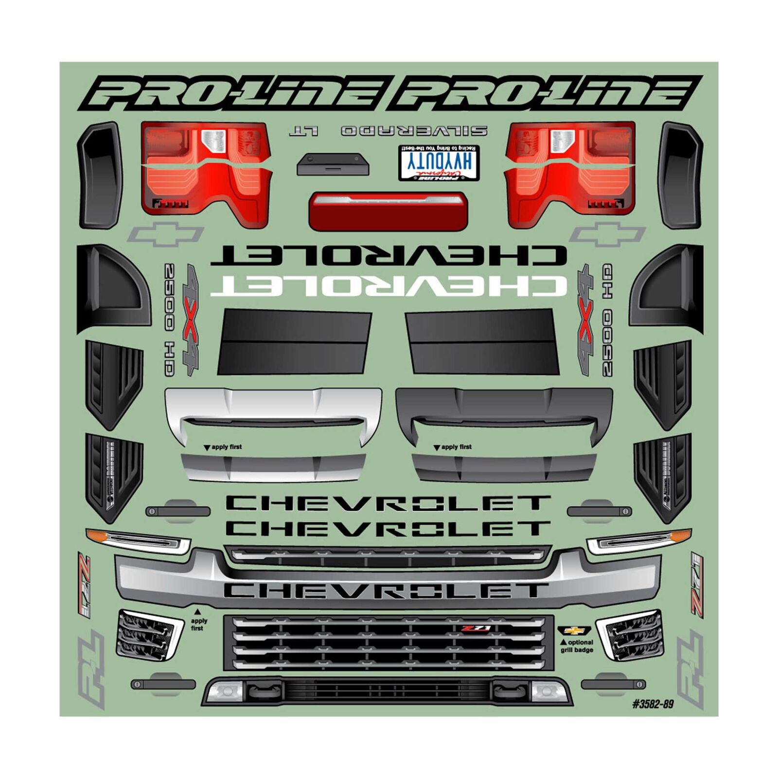 Proline Carrosserie Chevrolet Silverado 2500 HD Kraton 3592-00
