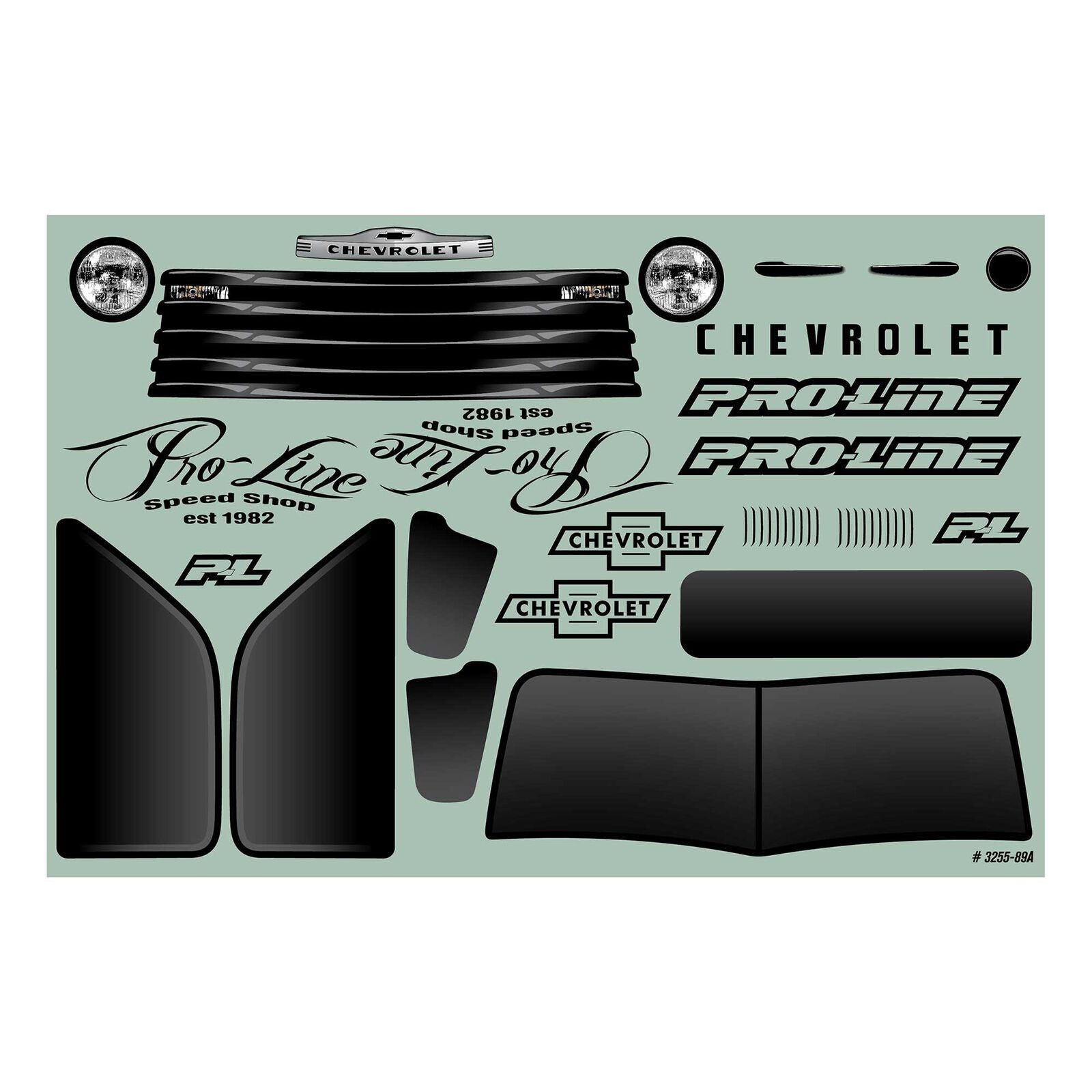 Proline Carrosserie Chevy 50th Tough-Color Grise Stampede Granit 325514