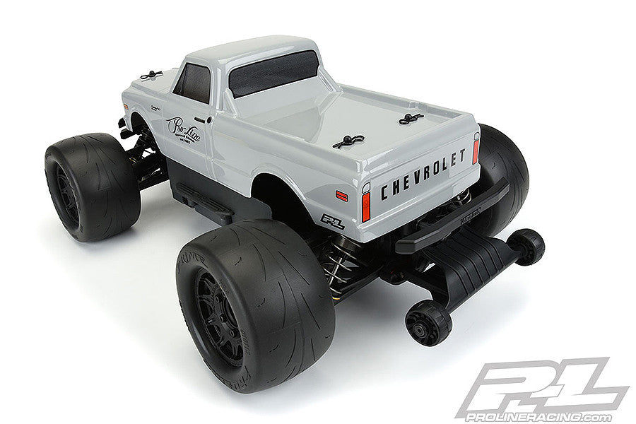 Proline Carrosserie Chevy C-10 1972 Peinte Gris Pierre Stampede 3251-14