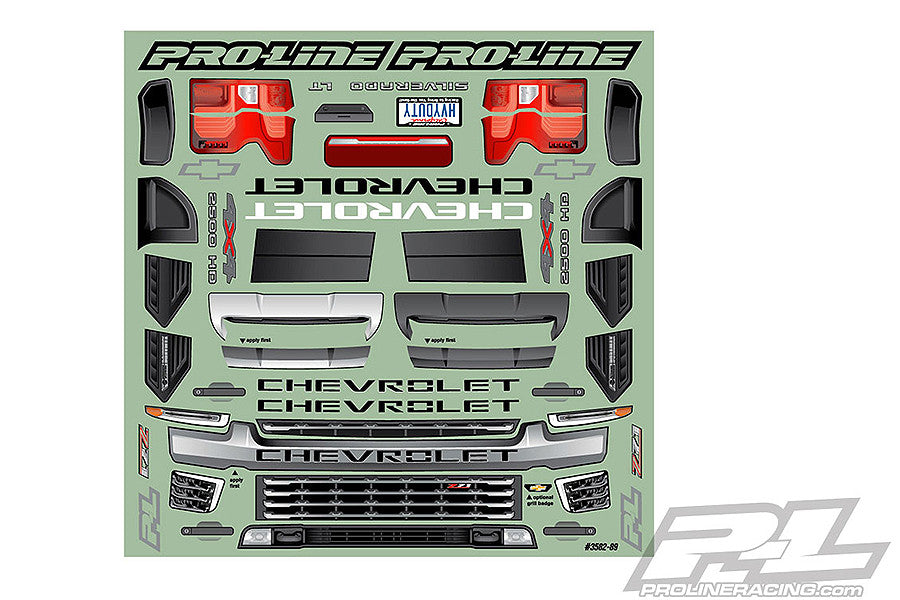 Proline Carrosserie Chevy Silverado 2500 HD E-revo/Maxx 3582-00